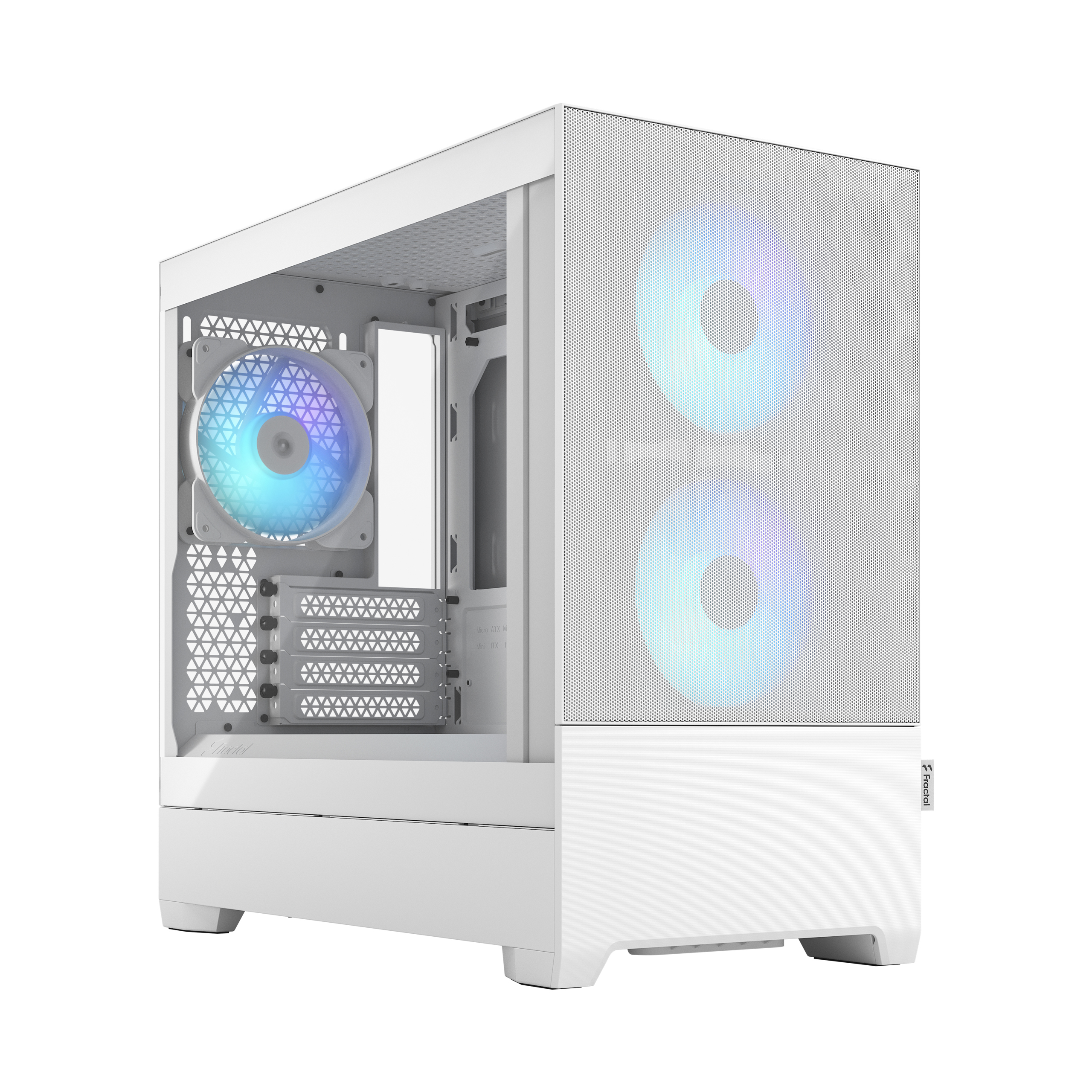FRACTAL DESIGN POP MINI AIR RGB WHITE TG CLEAR TINT