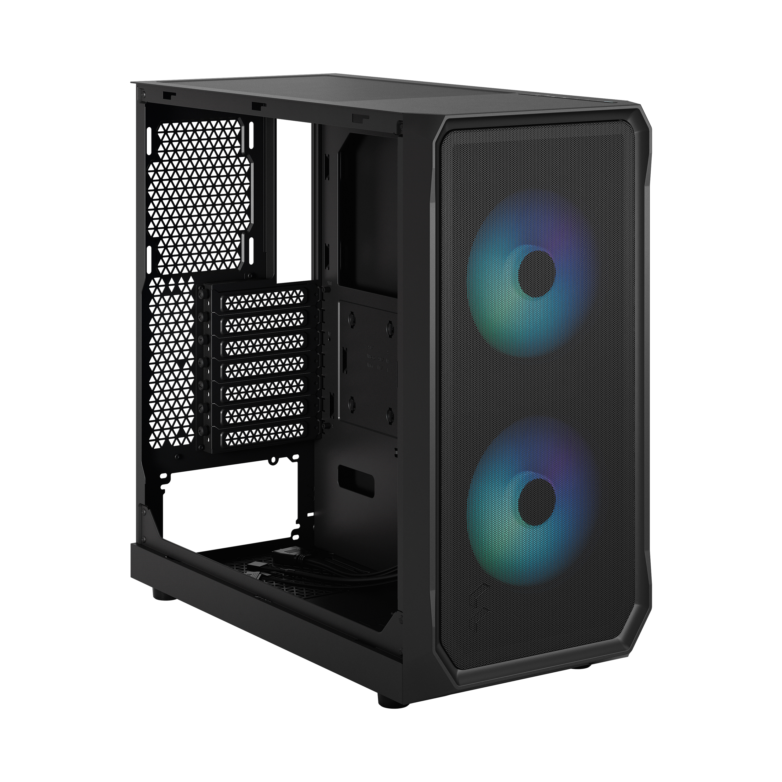 FRACTAL DESIGN FOCUS 2 RGB BLACK TG CLEAR TINT