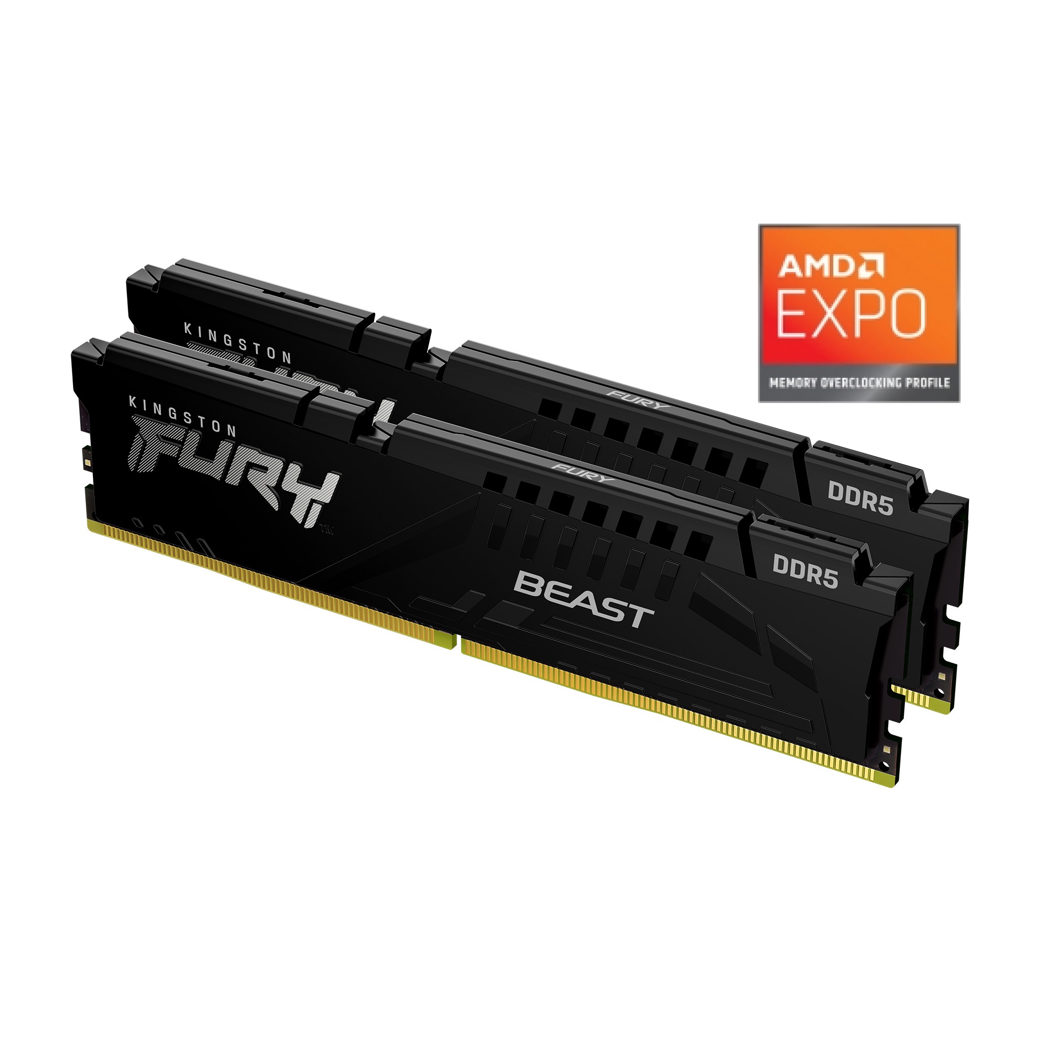 KINGSTON 32G(16G*2) 5600MT/S DDR5 CL36 FURY BEAST BLACK thumbnail 3