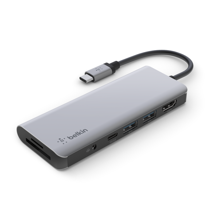 BELKIN USB-C 7-IN-1 MULTIMEDIA HUB GEN 2