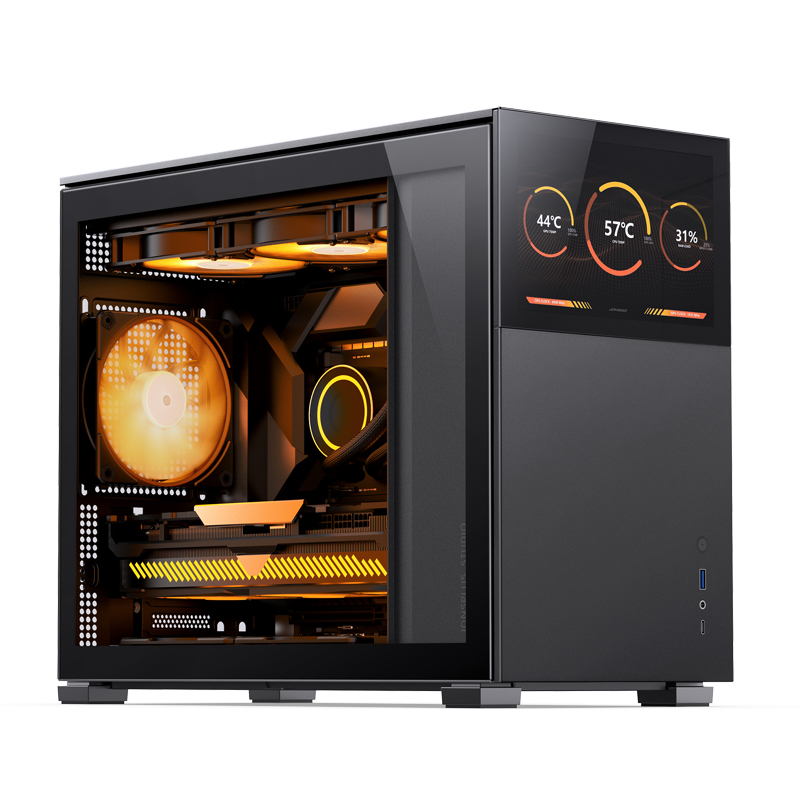 JONSBO D31 M-ATX STANDARD + SCREEN VERSION BLACK