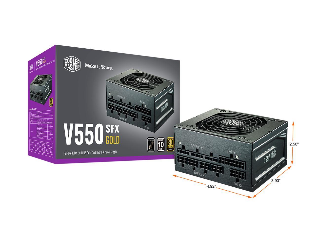COOLER MASTER V550 SFX GOLD 550W FULL MODULAR