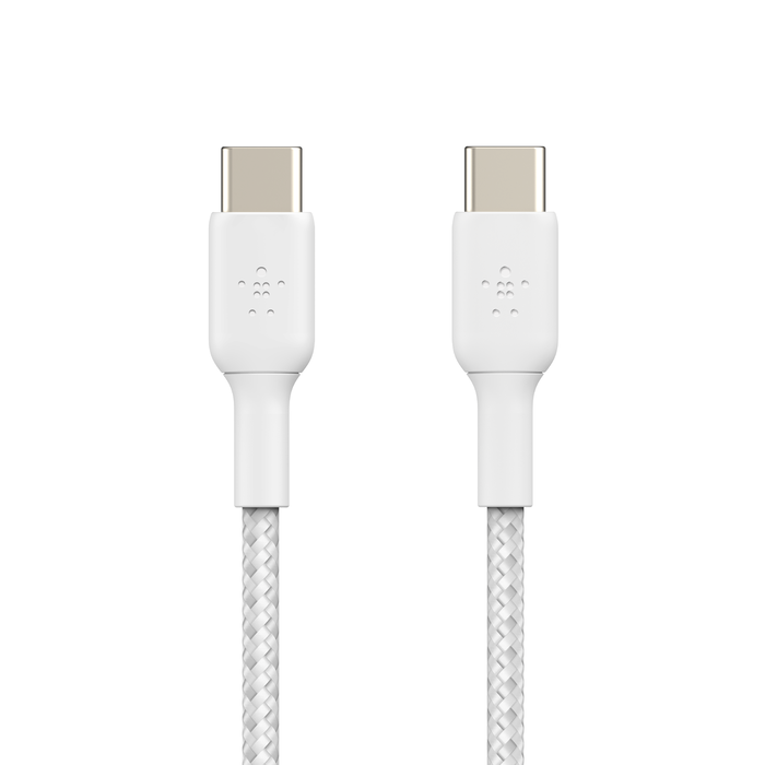BELKIN BRAIDED C-C 2.0 1M WHITE