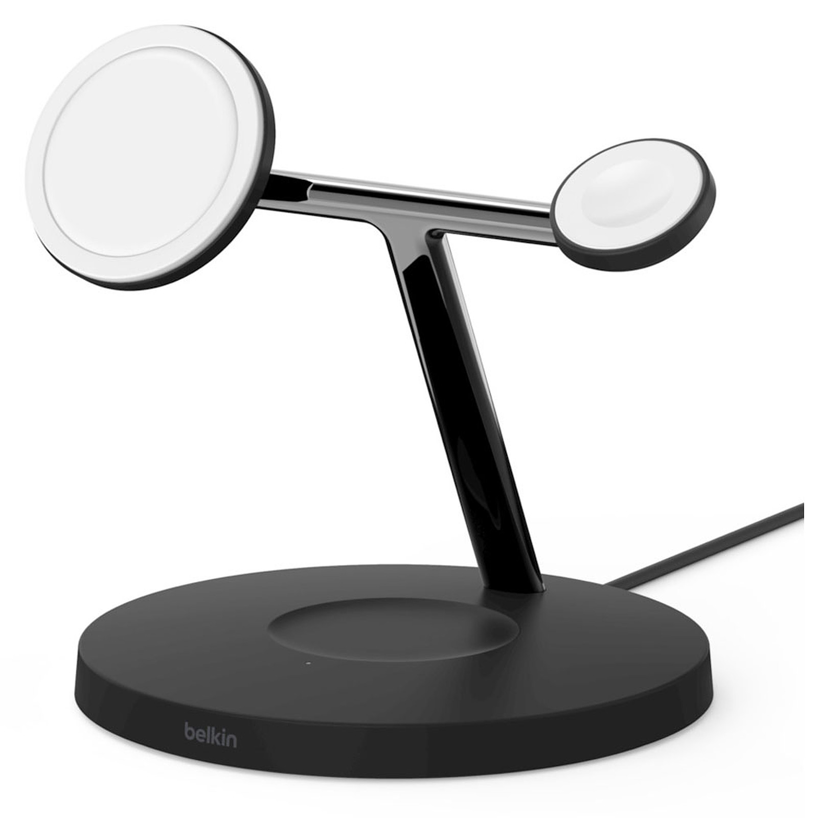 BELKIN 3-IN-1 WIRELESS CHARGER W/MAGSAFE 15W BLACK