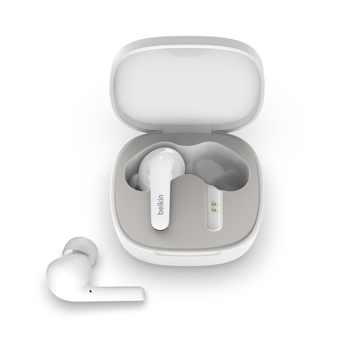 BELKIN SOUNDFORM FLOW TRUE WIRELESS EARBUDS WHITE
