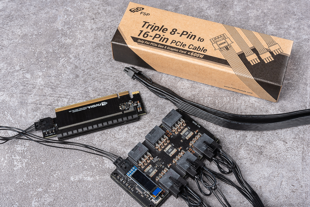 FSP FSP TRIPLE 8-PIN TO 16-PIN PCIE CABLE