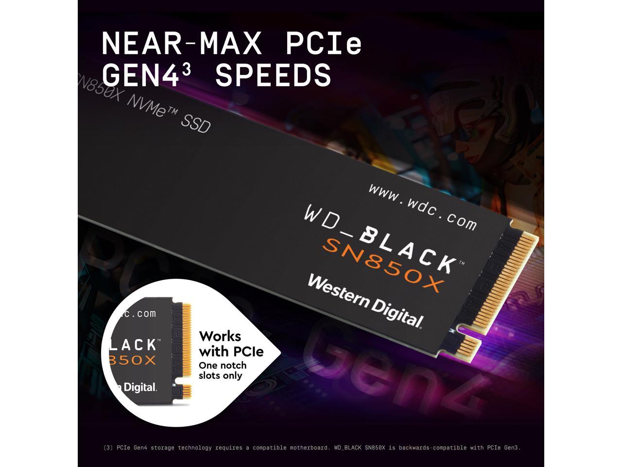 WESTERN DIGITAL BLACK SN850X NVME SSD M.2 1TB thumbnail 8