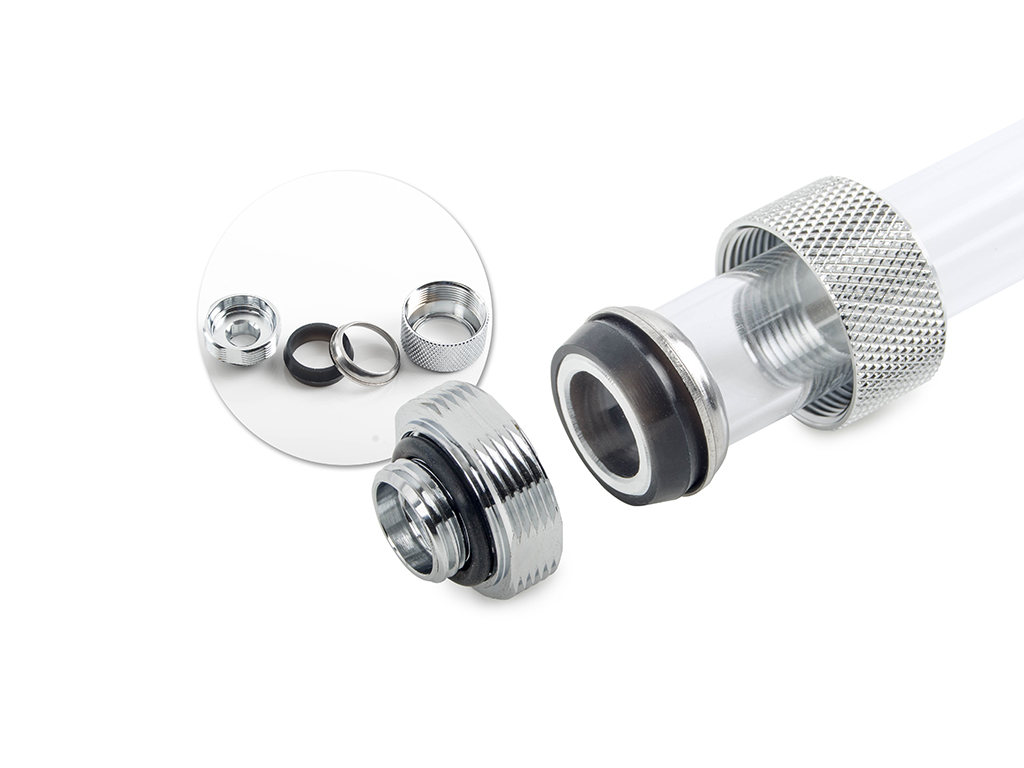 BITSPOWER G1/4" SILVER SHINING AVANCED MULTI-LINK FOR OD16MM