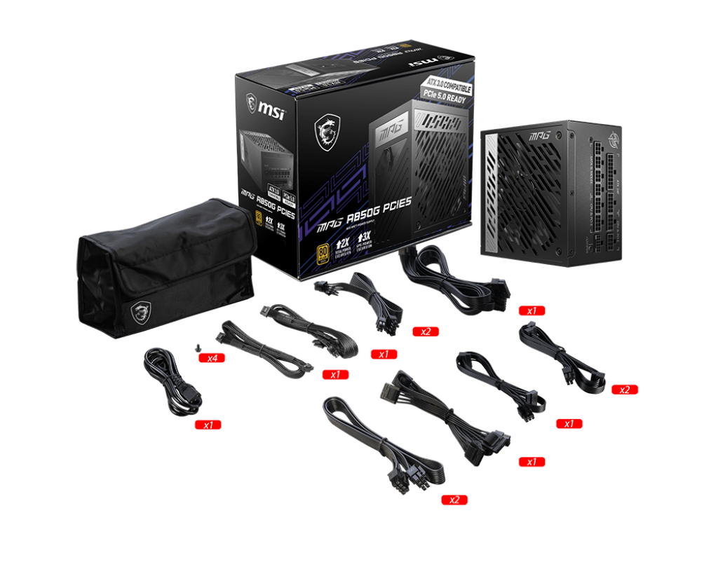 MSI MPG A850G 850W GOLD PCIE5