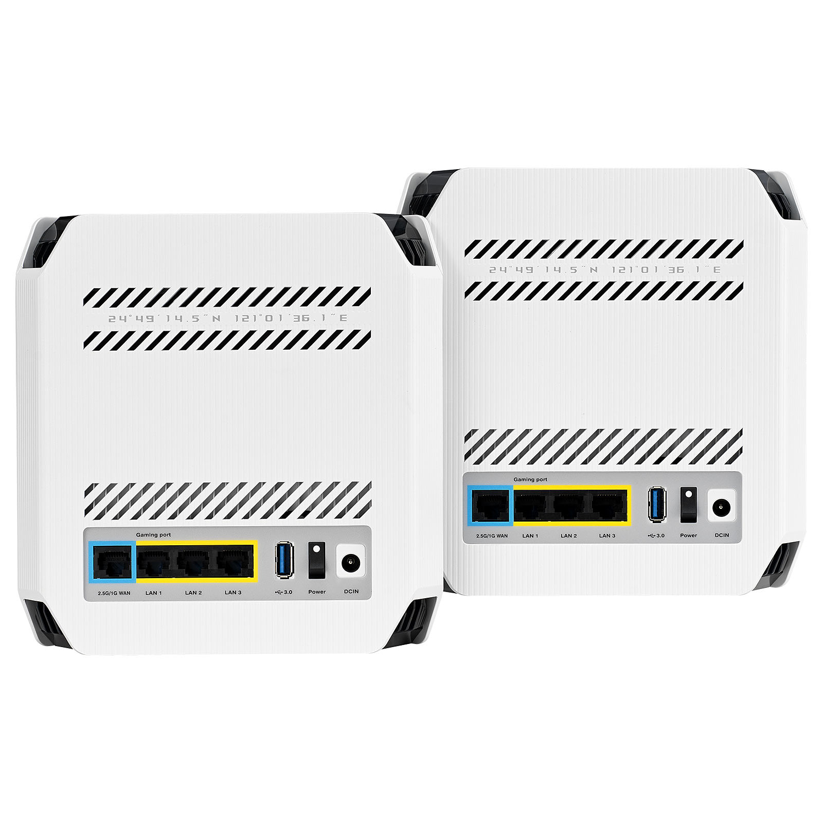 ASUS ROG RAPTURE GT6 WIFI6 GAMING MESH WHITE (2PACK)