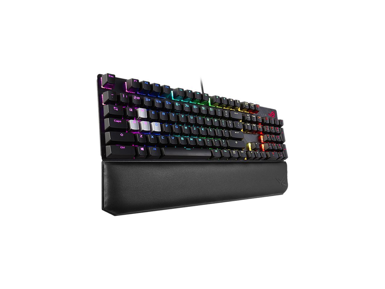 ASUS STRIX SCOPE RGB DX 光學機械茶軸 英文