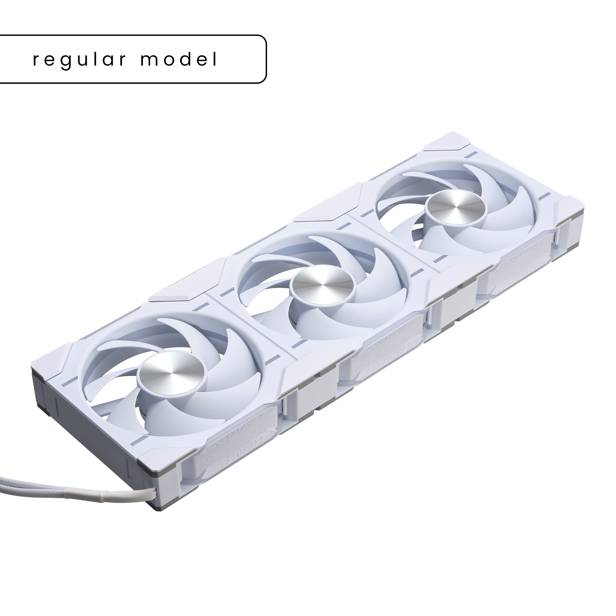 PHANTEKS D30 120MM PWM FAN REGULAR DRGB WHITE (3-PACK) thumbnail 5