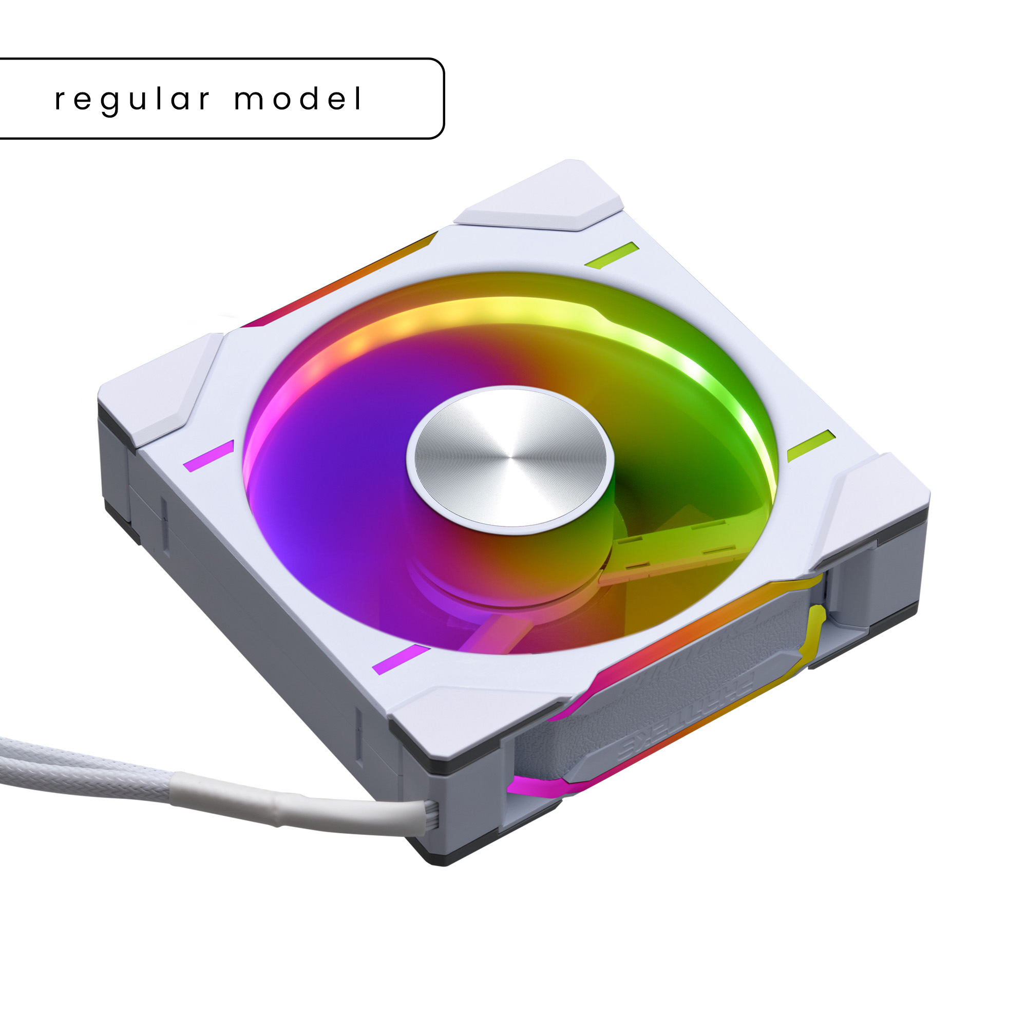 PHANTEKS D30 120MM PWM FAN REGULAR DRGB WHITE (3-PACK) thumbnail 2