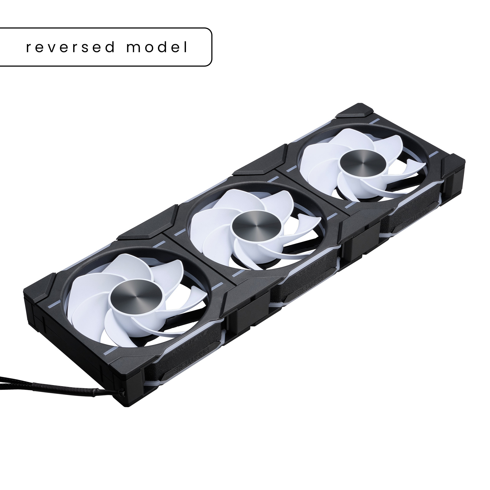 PHANTEKS D30 120MM PWM FAN REVERSED DRGB BLACK (3-PACK) thumbnail 5