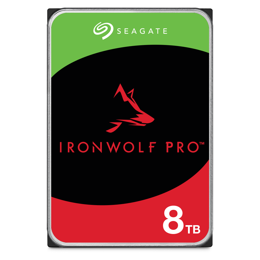 SEAGATE IRONWOLF PRO 3.5" 8TB 7200RPM 256MB SATA
