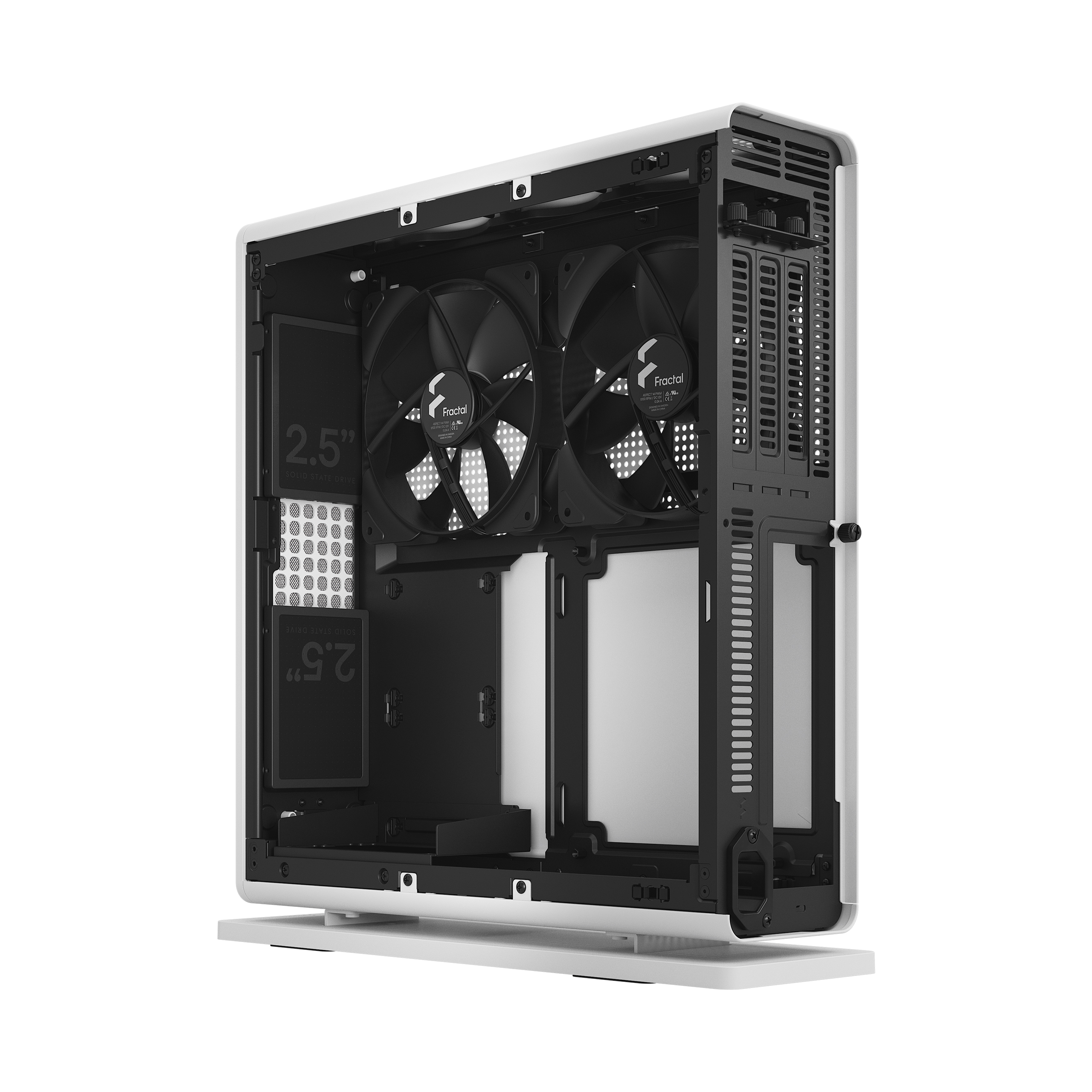FRACTAL DESIGN RIDGE WHITE MINI-ITX PCIE-4.0 thumbnail 6