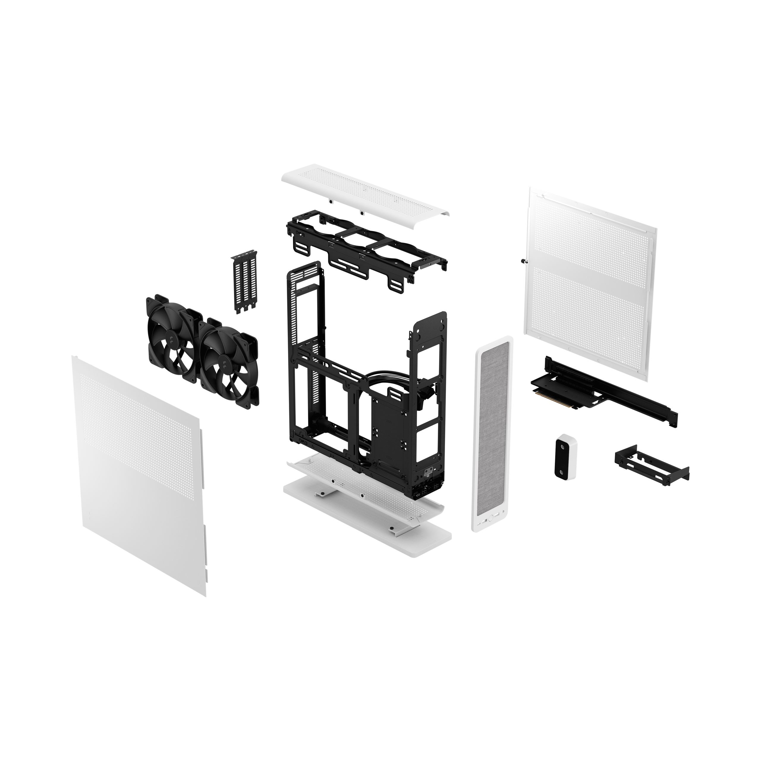 FRACTAL DESIGN RIDGE WHITE MINI-ITX PCIE-4.0 thumbnail 16