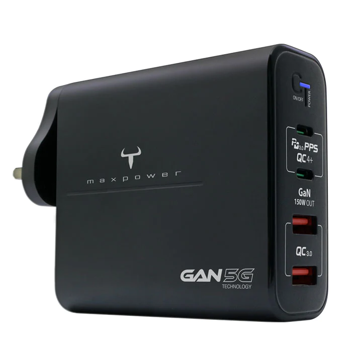 MAX POWER GN150X 150W 4 位 GaN USB 充電器