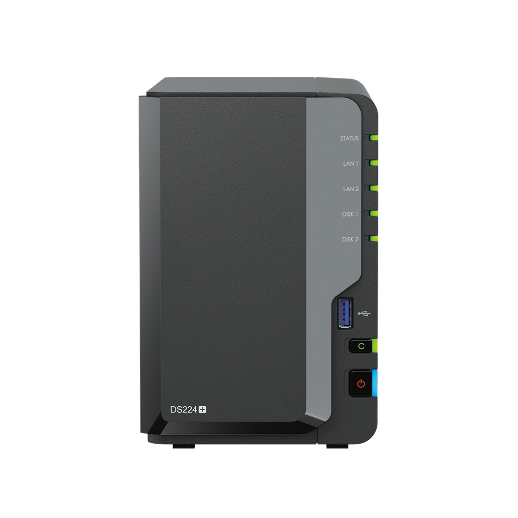 SYNOLOGY DS224+ 2BAY/QC2G/2GB D4/2X1GBE
