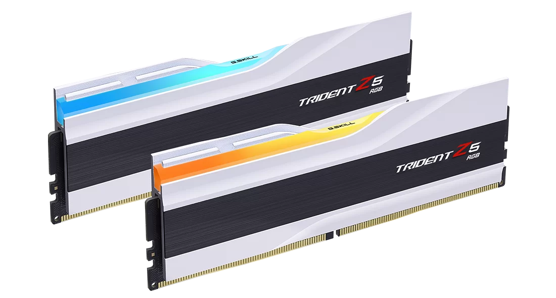 G-SKILL TRIDENT Z5 RGB WHITE 32G(16G*2) DDR5 6000MHZ 1.35V