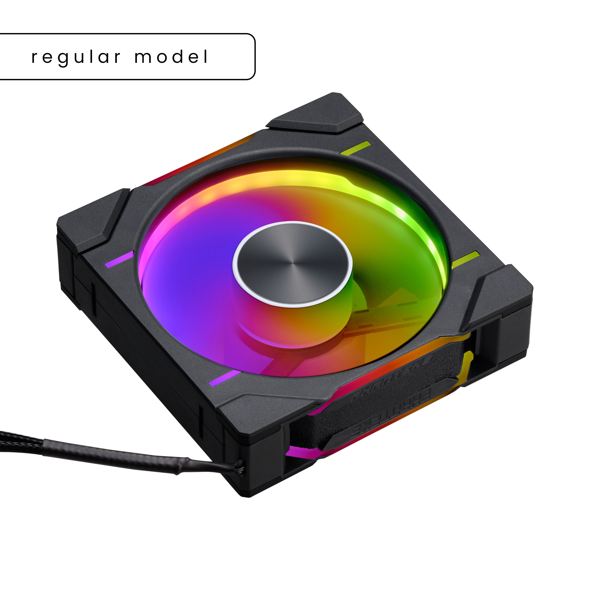 PHANTEKS D30 120MM PWM FAN REGULAR DRGB BLACK (1-PACK)