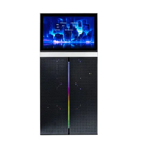 VALKYRIE 02 ATX BASIC CASE W/10.1" TOUCH SCREEN BLACK