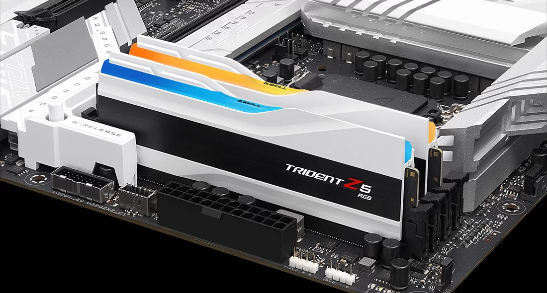 G-SKILL TRIDENT Z5 RGB WHITE 32G(16G*2) DDR5 6400