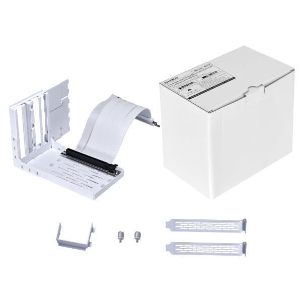LIAN LI UNIVERSAL 4 SLOTS VERTICAL GPU GEN4 KIT WHITE