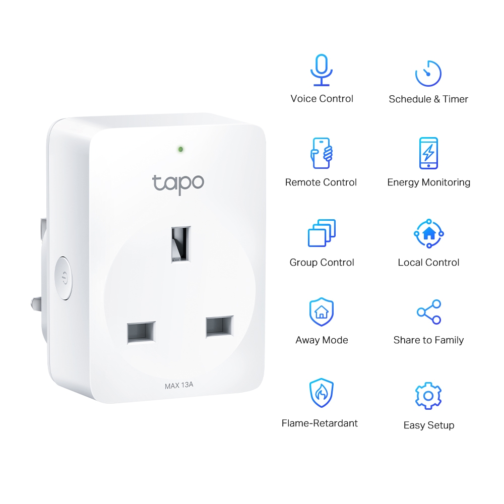 TP-LINK TAPO P110 WIFI SMART PLUG/MONITO (2-PACK) thumbnail 2