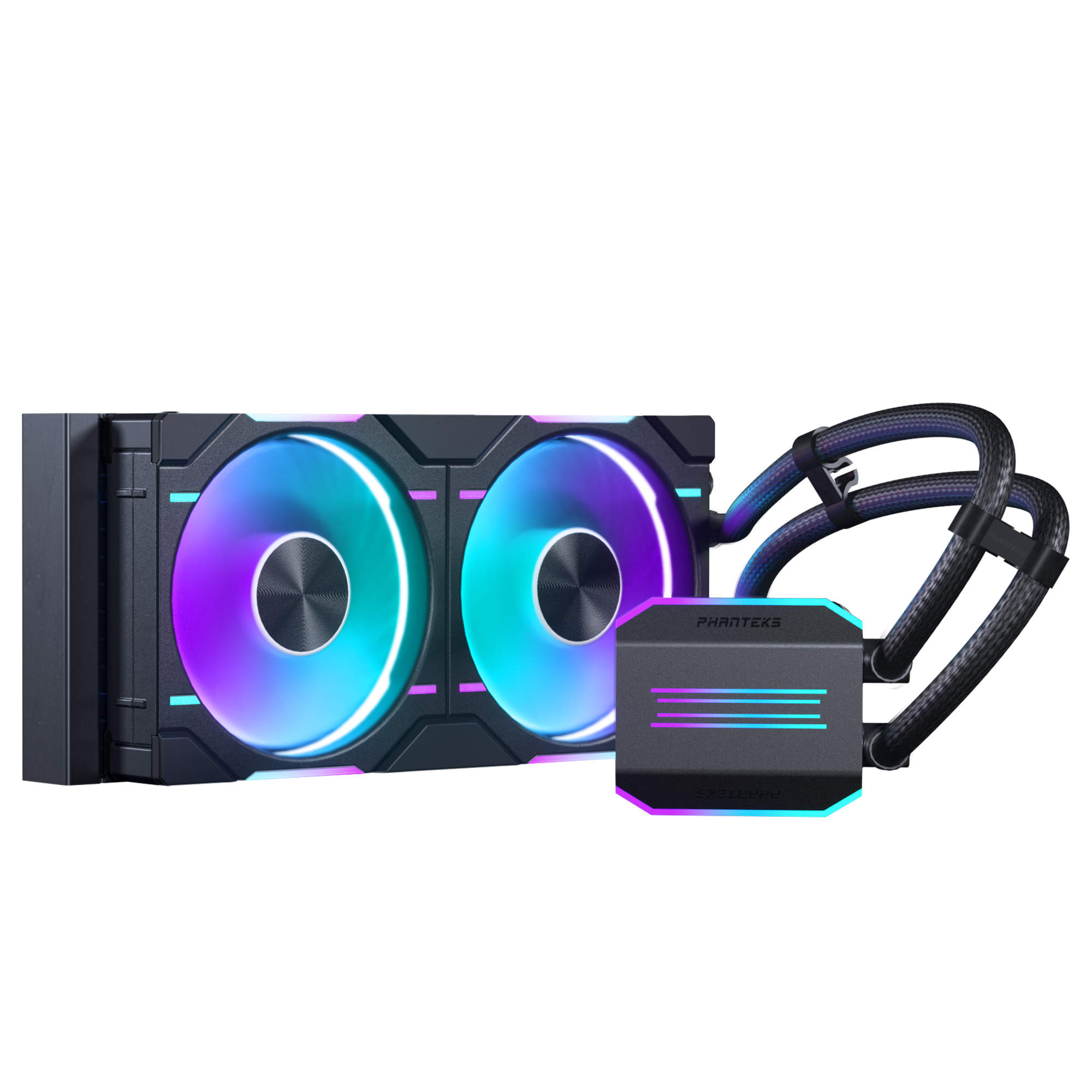 PHANTEKS GLACIER ONE 240D30 D-RGB AIO LIQUID COOLER BLACK