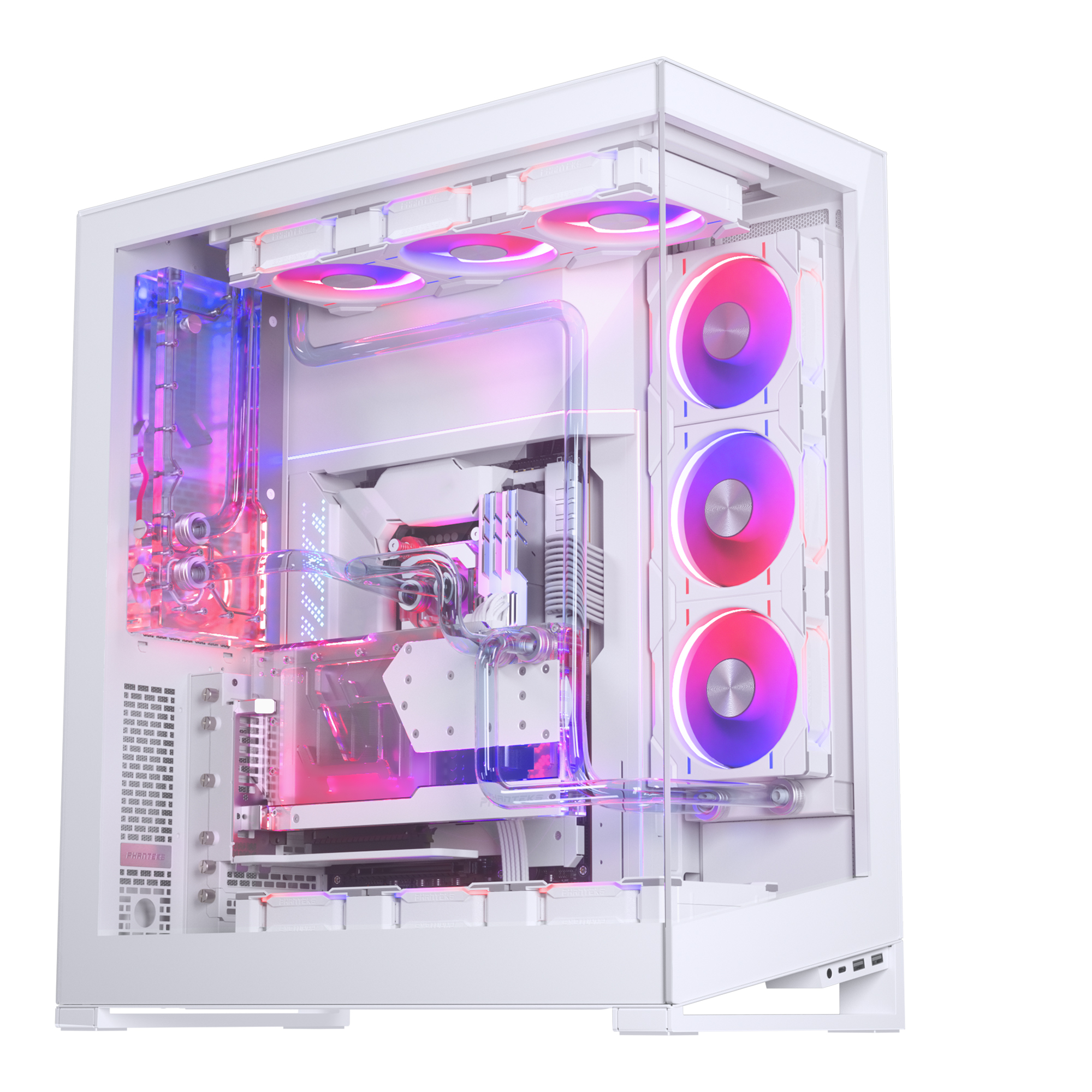 PHANTEKS GLACIER ONE 240D30 D-RGB AIO LIQUID COOLER WHITE