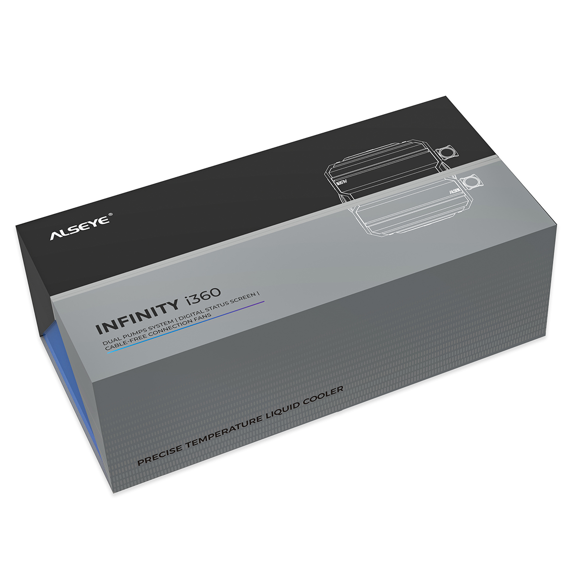 ALSEYE I360 RGB WATER COOLING BLACK