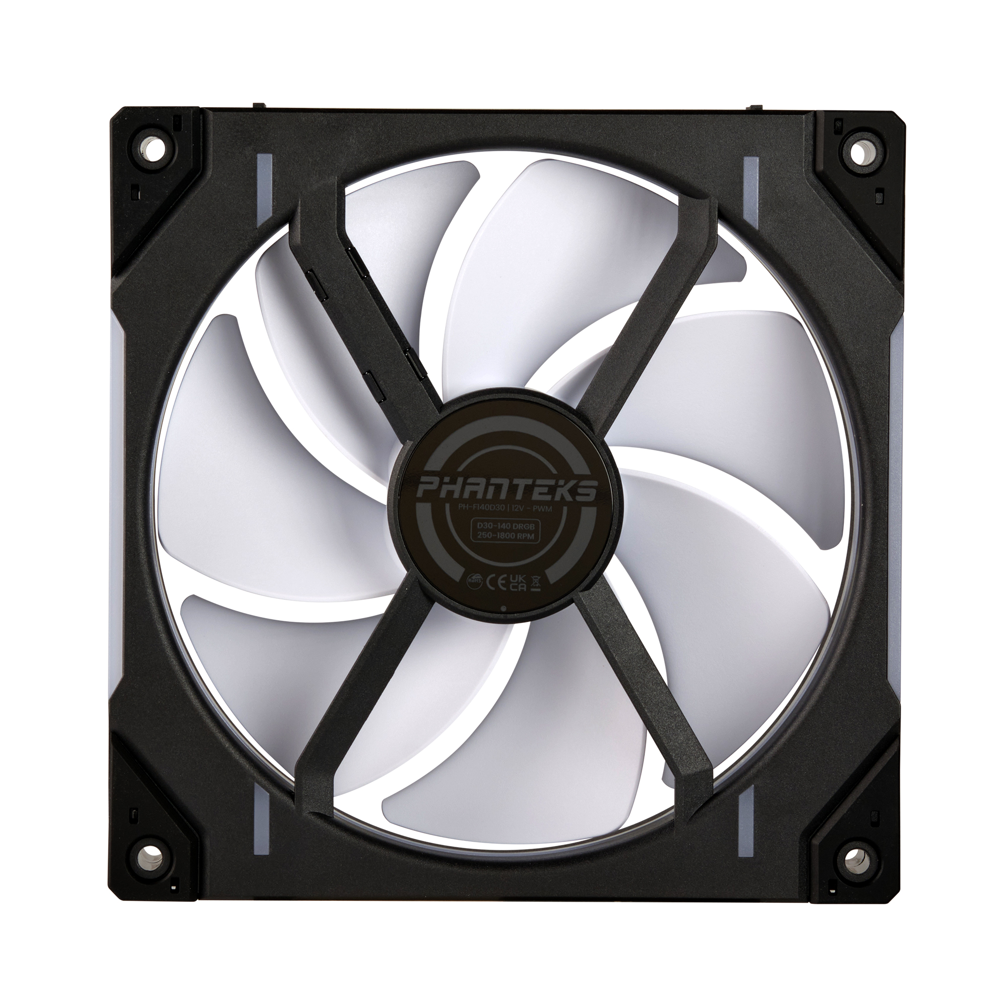 PHANTEKS D30 140MM PWM FAN REGULAR DRGB BLACK (1-PACK) thumbnail 6