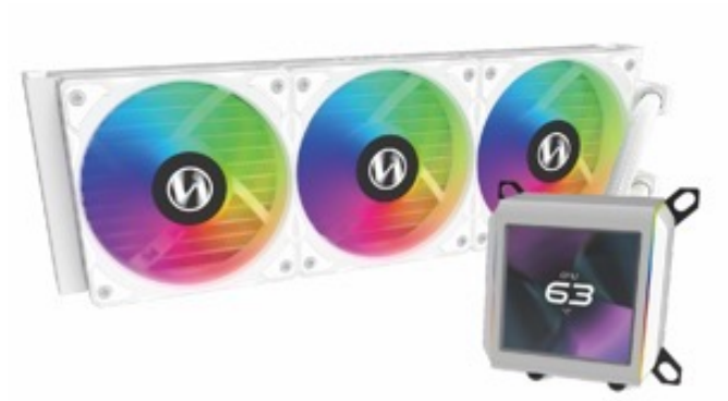 LIAN LI GALAHAD II TRINITY LCD360 AIO WATER COOLING WHITE