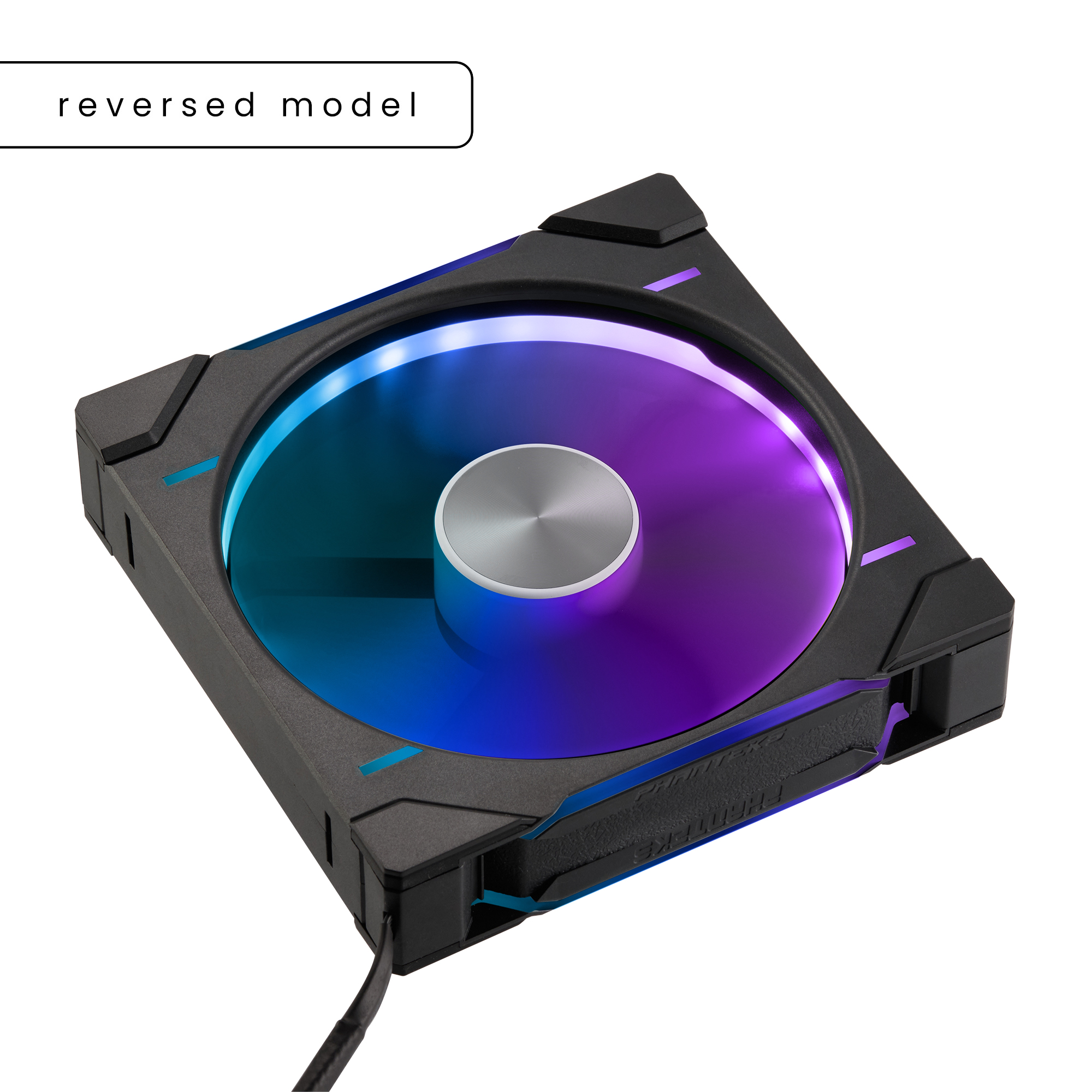 PHANTEKS D30 140MM PWM FAN REVERSE DRGB BLACK (1-PACK)