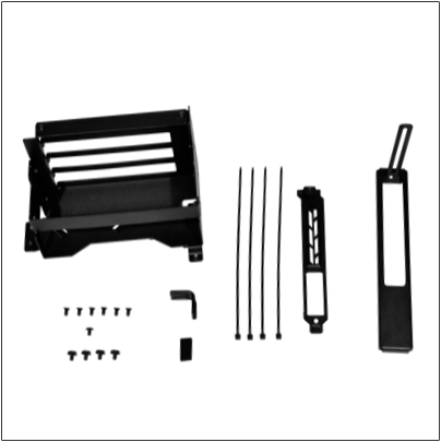 LIAN LI O11D EVO XL UPRIGHT GPU MOUNT BLACK