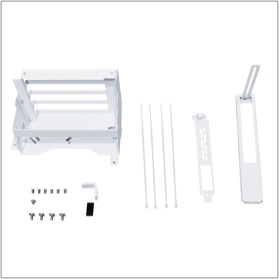 LIAN LI O11D EVO XL UPRIGHT GPU MOUNT WHITE