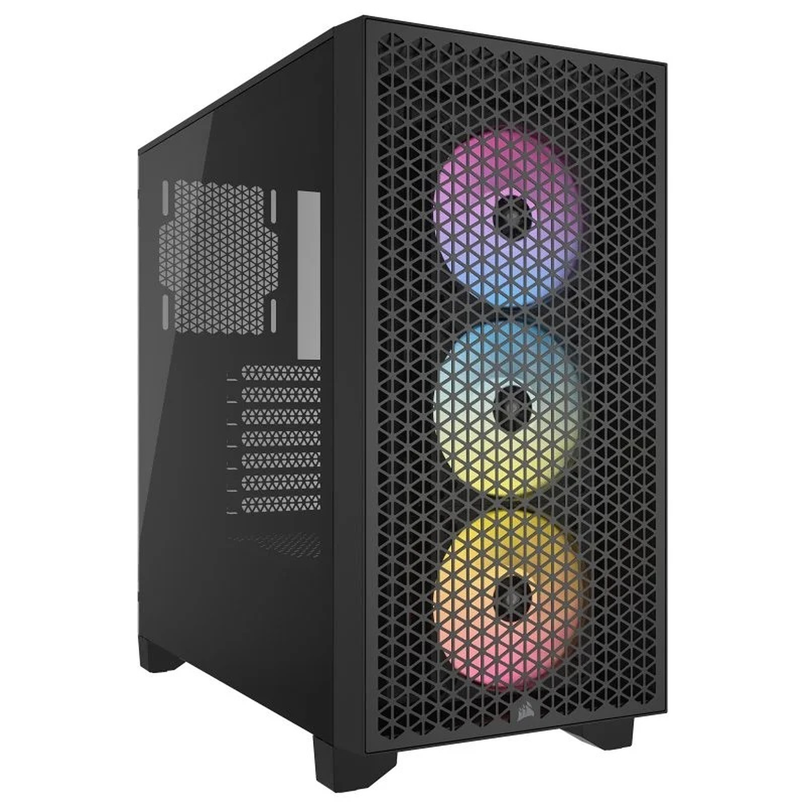 CORSAIR 3000D RGB AIRFLOW MID-TOWER PC CASE BLACK