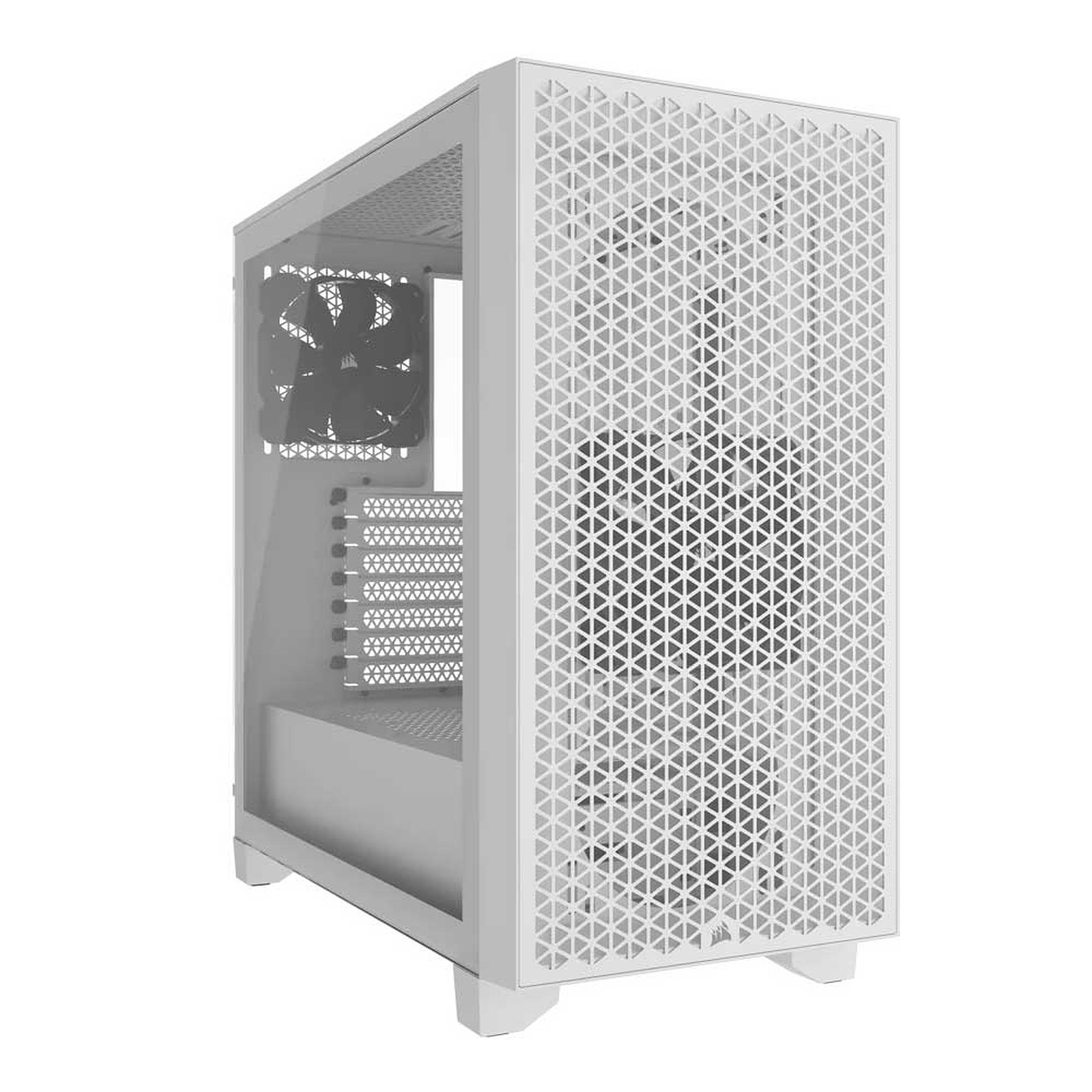 CORSAIR 3000D AIRFLOW MID-TOWER PC CASE WHITE
