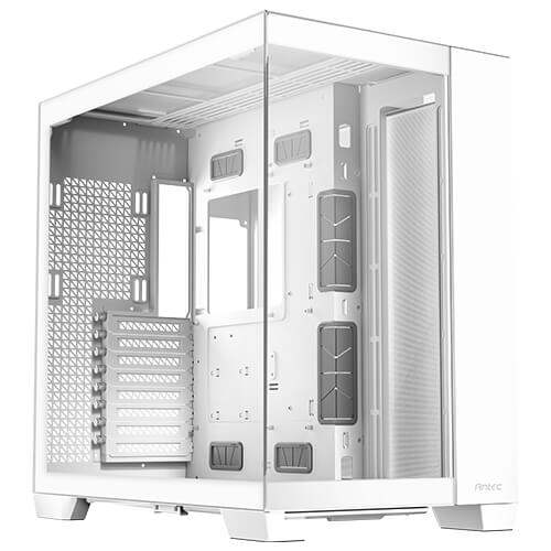 ANTEC C8 FRONT & SIDE GLASS PANEL CASE WHITE