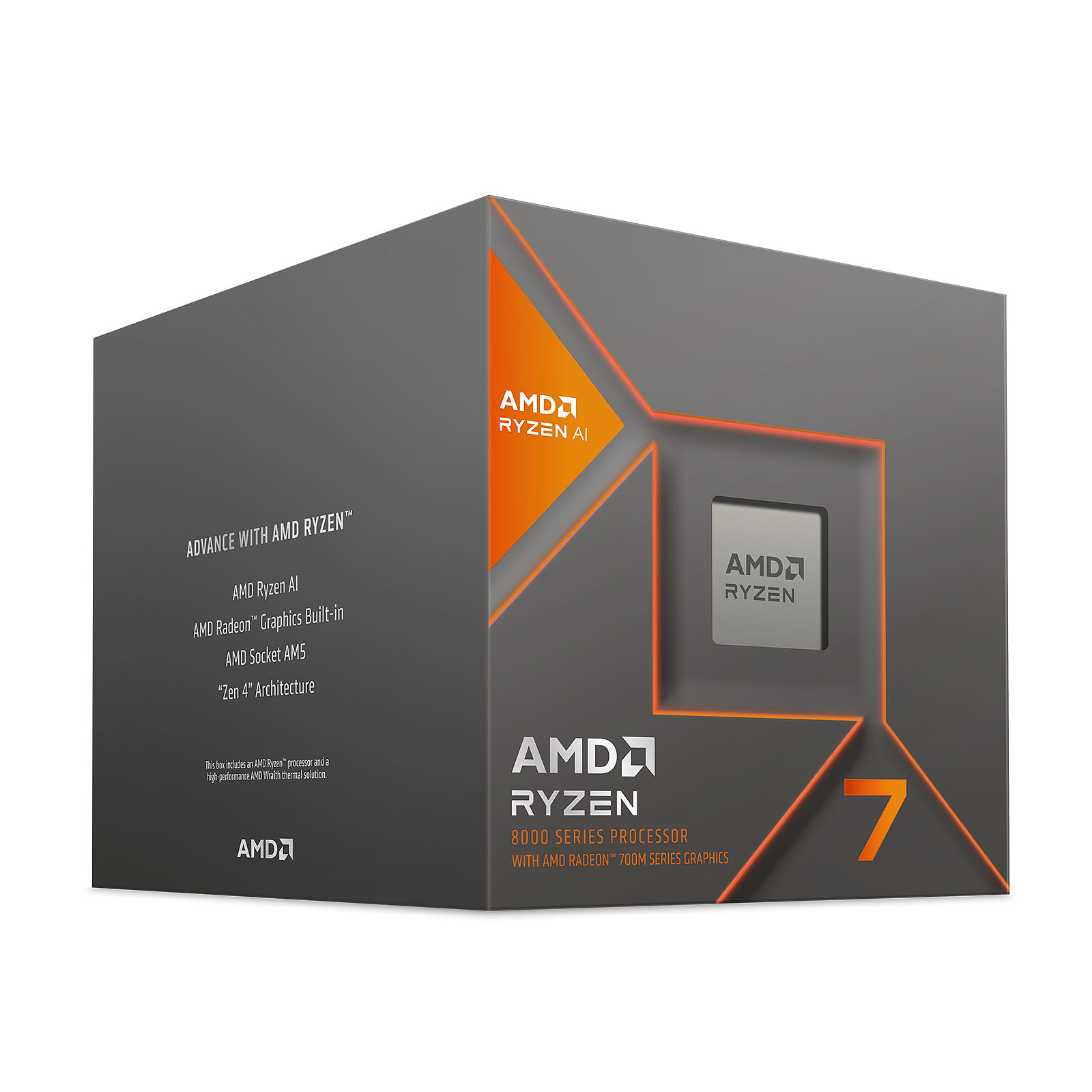 AMD RYZEN 7 8700G 65W AM5 W/H.S