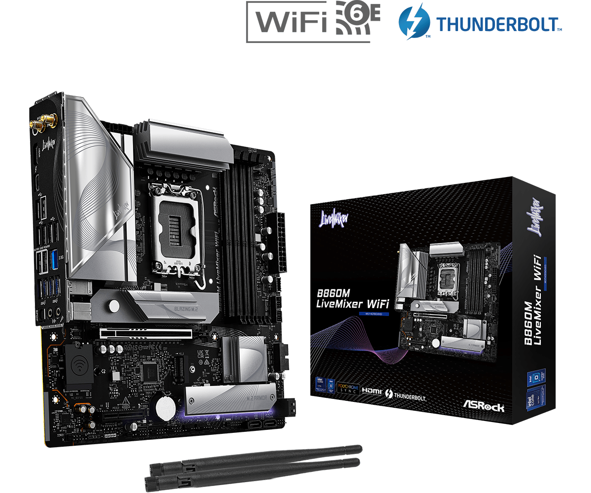 ASROCK B860M LIVEMIXER WIFI