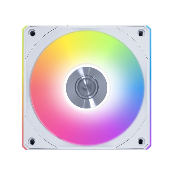 LIAN LI 120MM UNI FAN R12CL LED REVERSE WIRELESS WH(1PACK) thumbnail 2