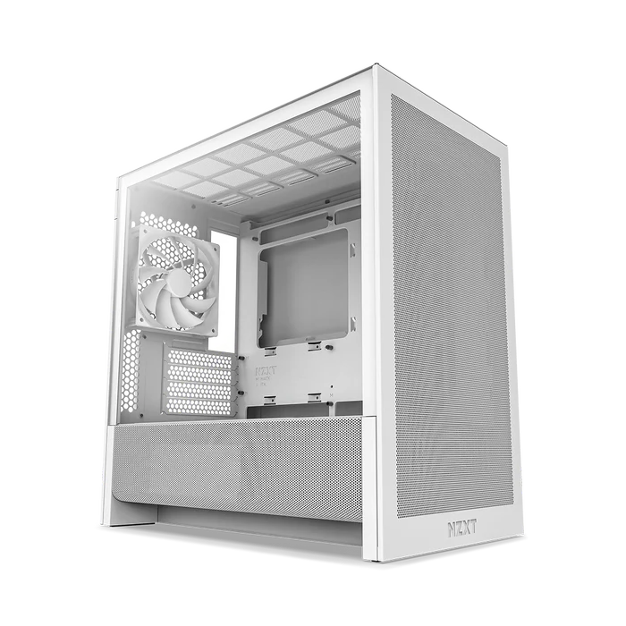 NZXT H3 FLOW (2025) MICRO-ATX CASE WHITE