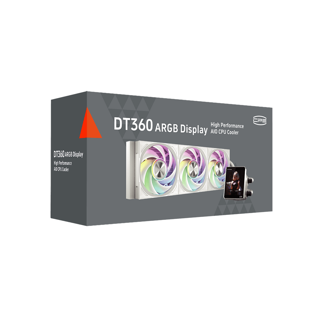 PC COOLER DT360 ARGB DISPLAY WHITE