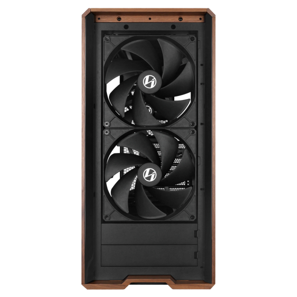 LIAN LI LANCOOL 217 WOODEN MID-TOWER CASE BLACK thumbnail 5