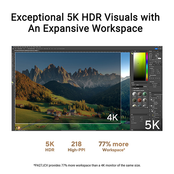 ASUS ProArt PA27JCV 27" 5K HDR500 MONITOR thumbnail 3