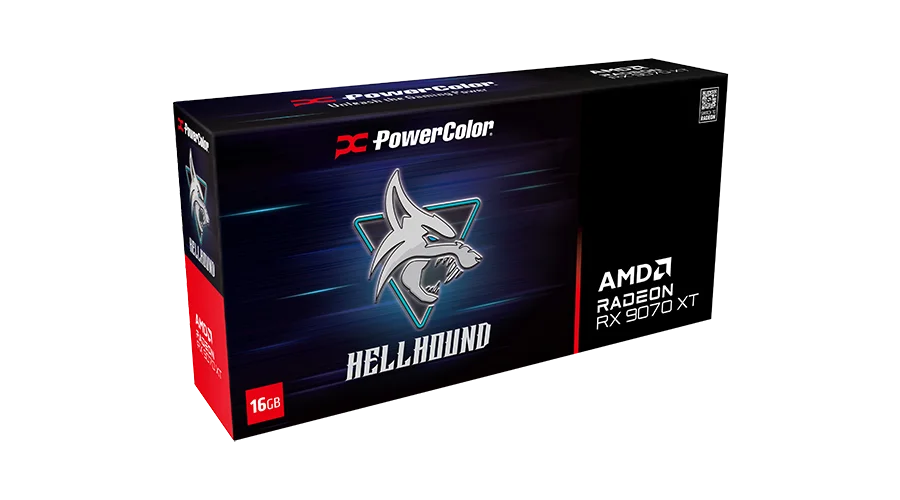 POWERCOLOR RX9070XT HELLHOUND 16GB GDDR6 thumbnail 2