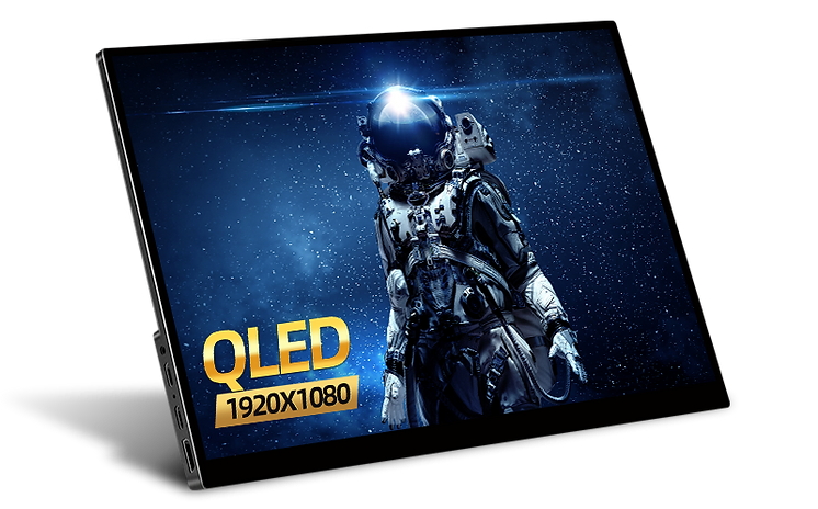 ZOHO Z15PQ-V2 (QLED) 15.6" 便攜式顯示器 1080P BLACK