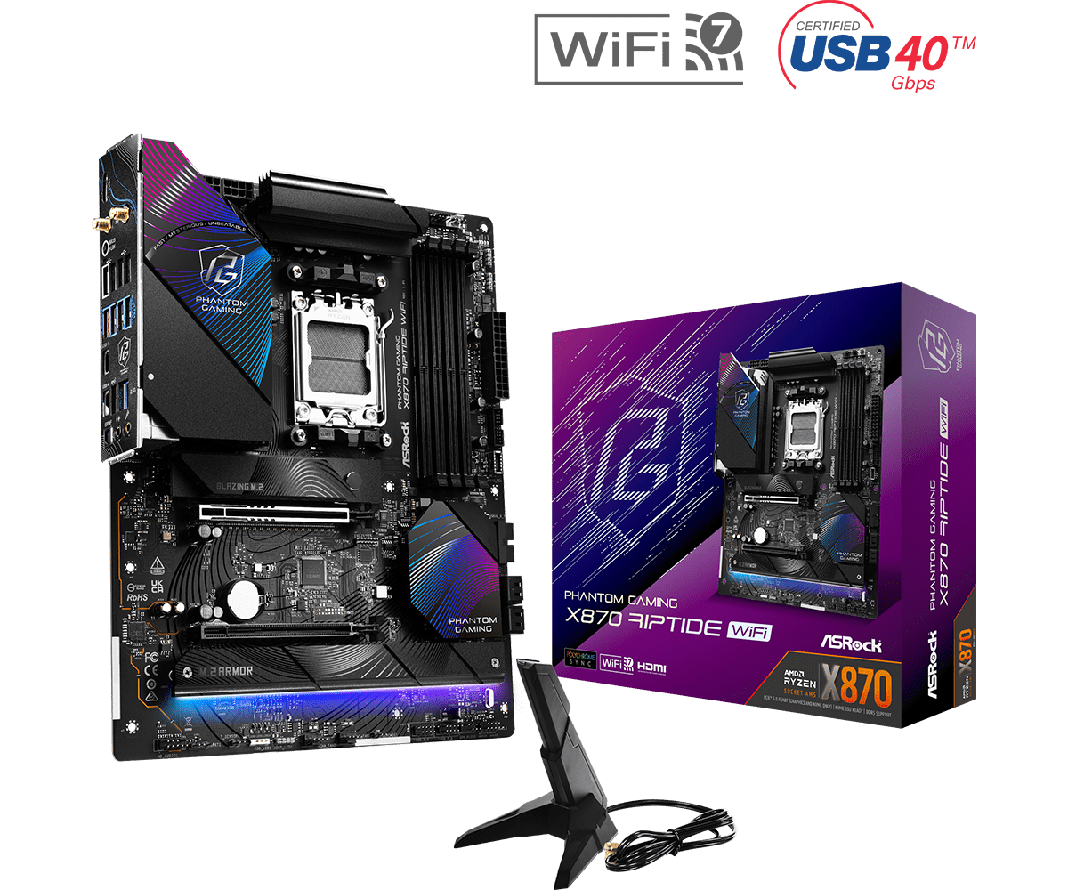 ASROCK PHANTOM GAMING X870 RIPTIDE WIFI